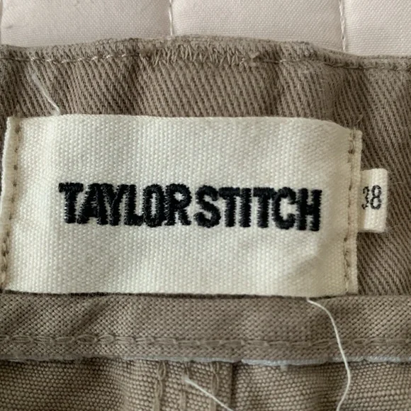 Taylor Stitch Waist Size 38 Cotton Linen Blend Shorts - Picture 2 of 7